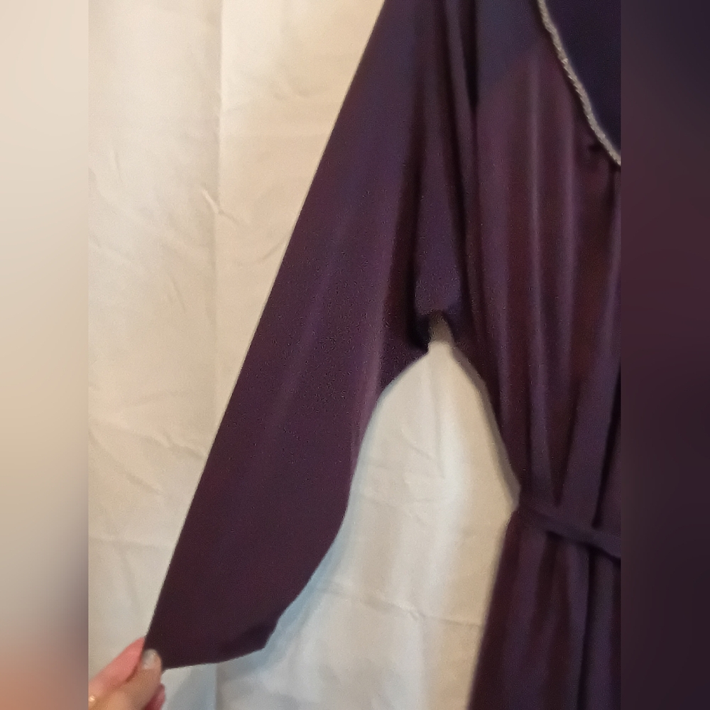LYS Chic Long Sleeve With Belt Purple Dress Size 3x. - Picture 5 of 8